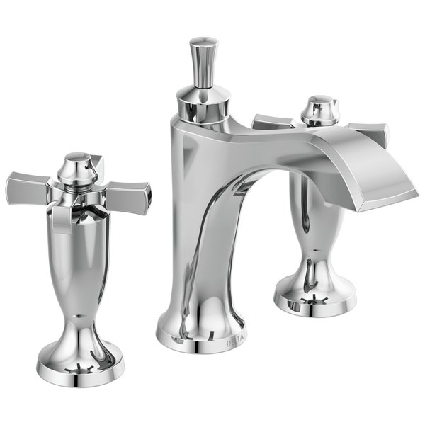 Delta Dorval Two Handle Widespread Bathroom Faucet 3557-MPU-DST